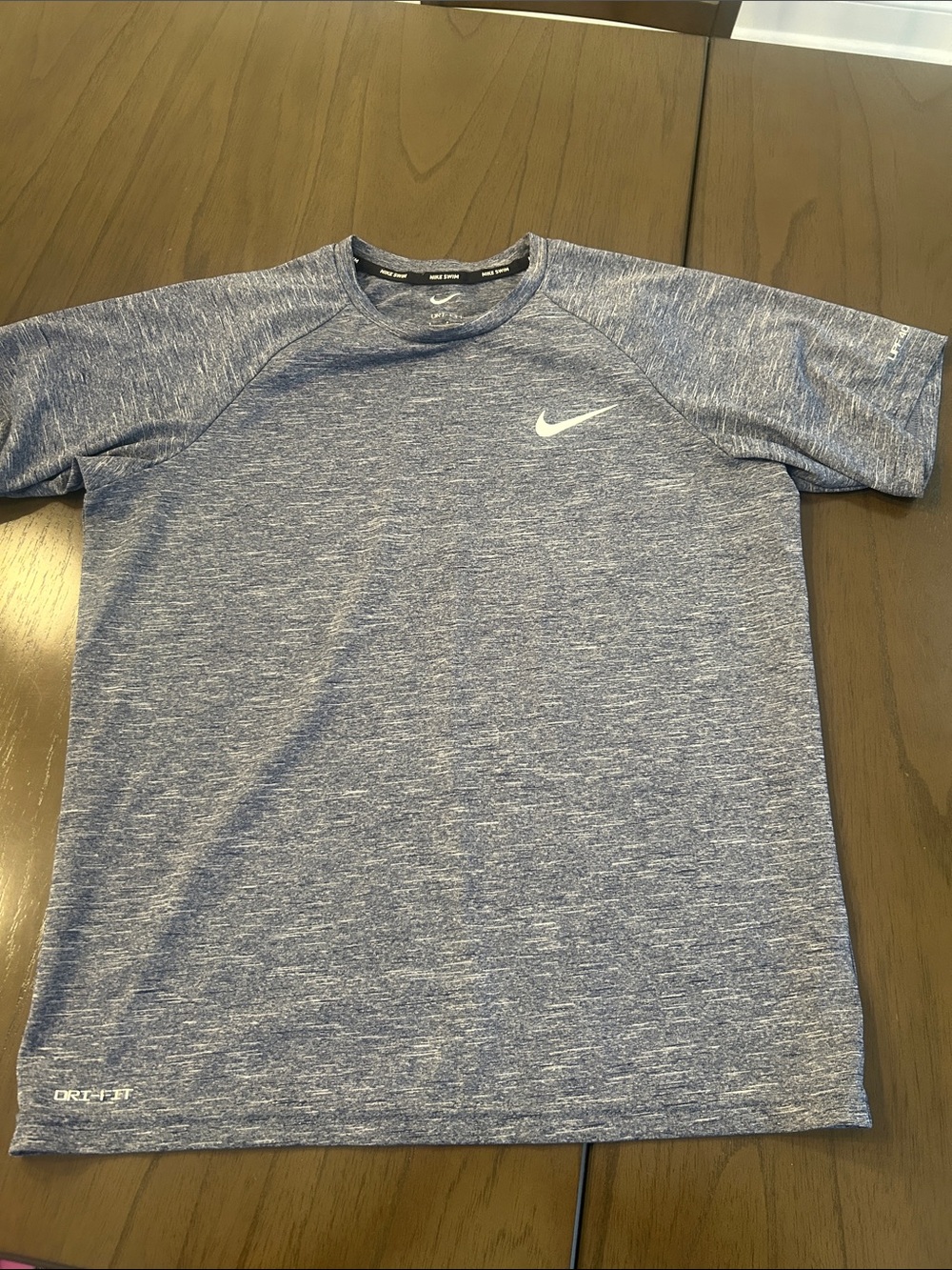 Nike Heathered Blue Short-Sleeve Dri-FIT Athletic Tee